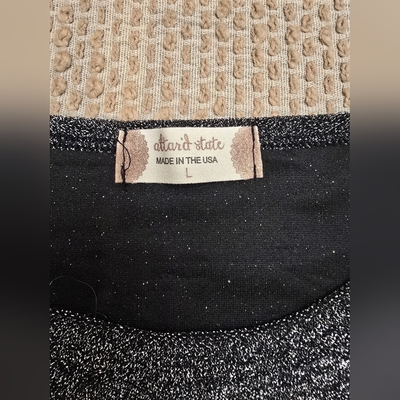 Nashville Music City Records Altar’d State Larg Crop Top Sparkly Country Cowgirl - Picture 3 of 9